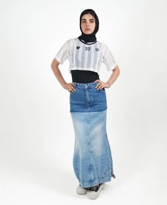 تیشرت کراپ زنانه