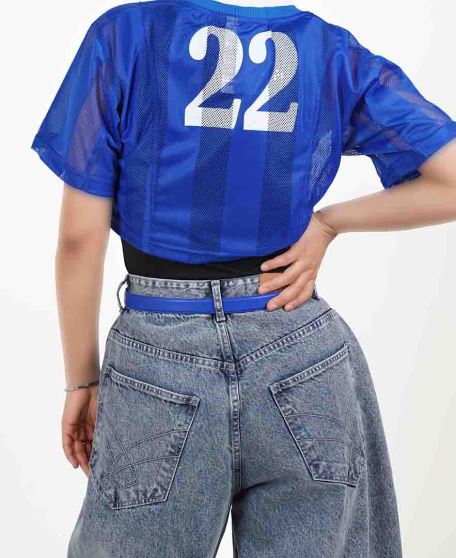 تیشرت کراپ زنانه