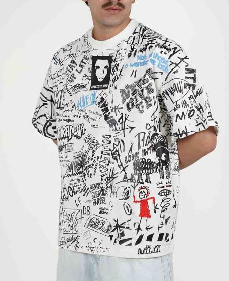 تیشرت چاک دار مردانه