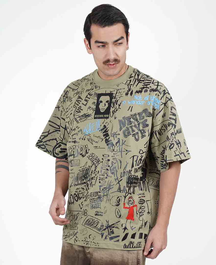 تیشرت چاک دار مردانه