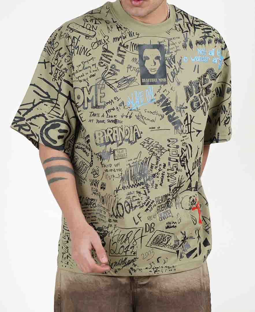 تیشرت چاک دار مردانه