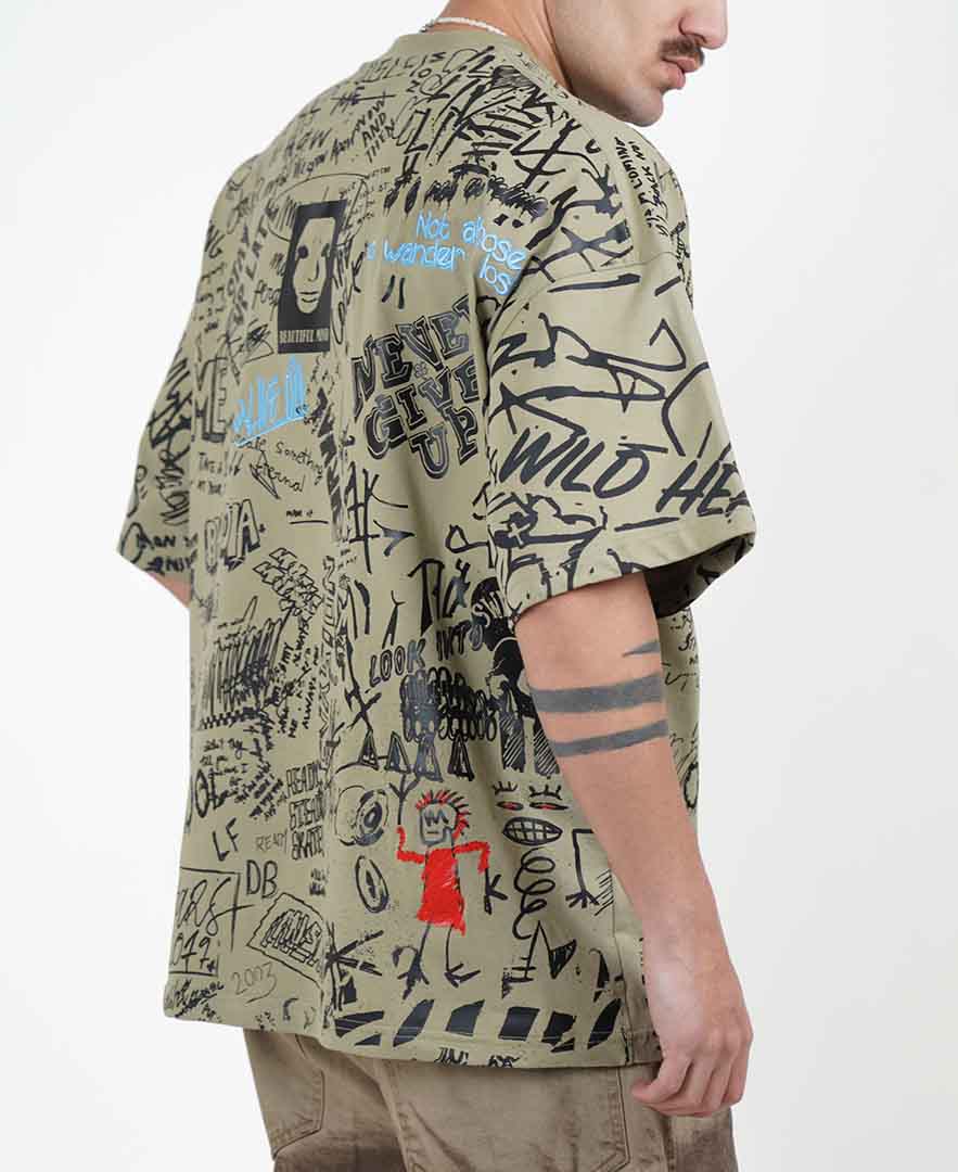 تیشرت چاک دار مردانه