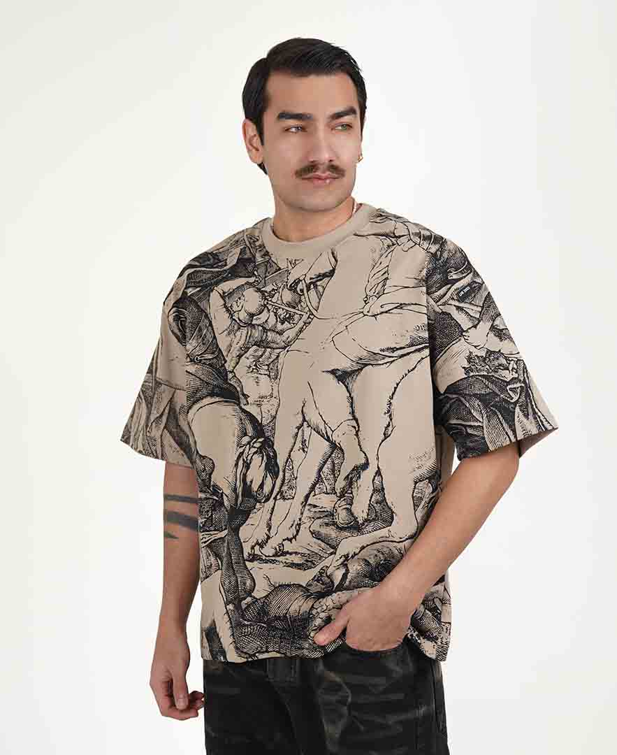 تیشرت چاپ دار مردانه