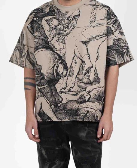 تیشرت چاپ دار مردانه