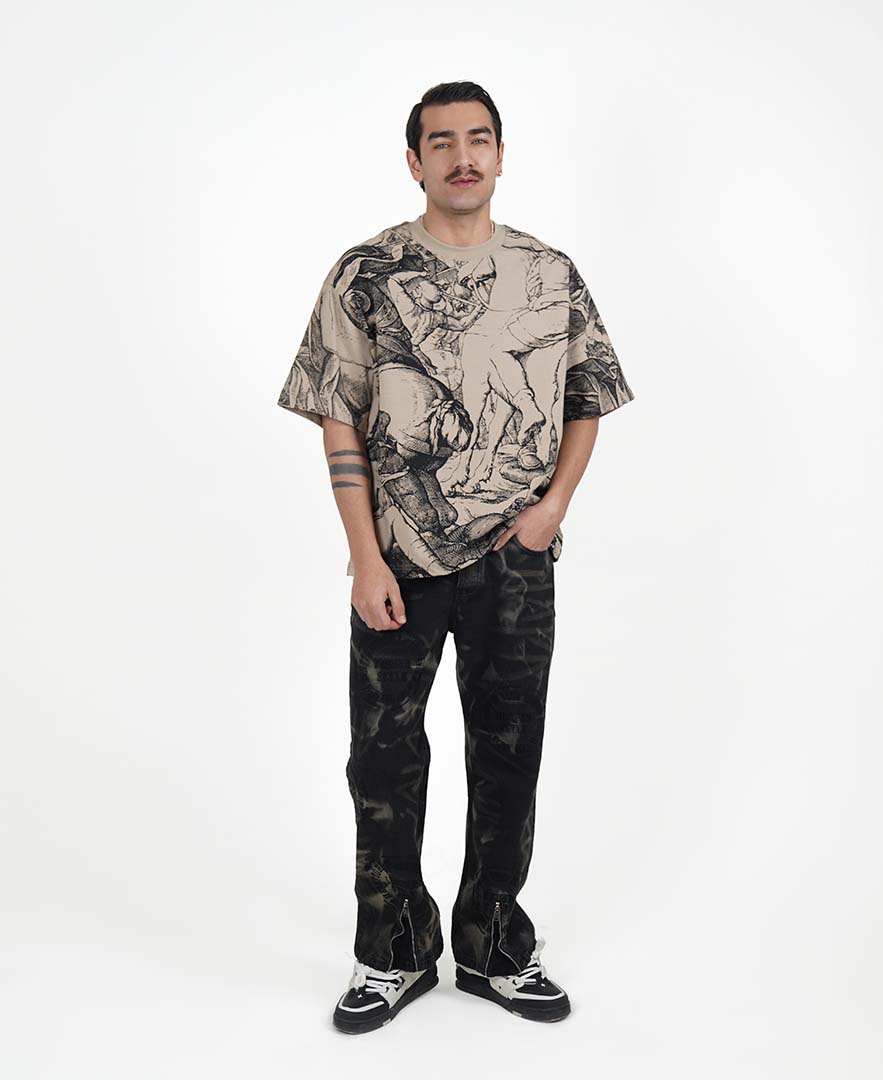 تیشرت چاپ دار مردانه