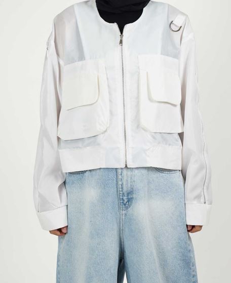 مانتو جلو زیپ دار زنانه