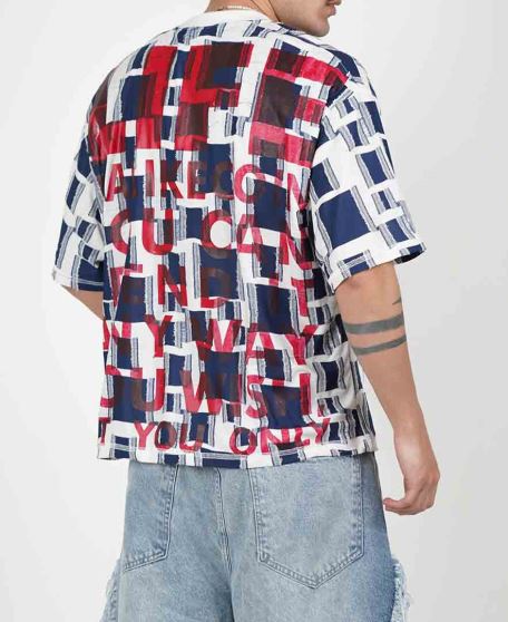 تیشرت چاپ دار مردانه