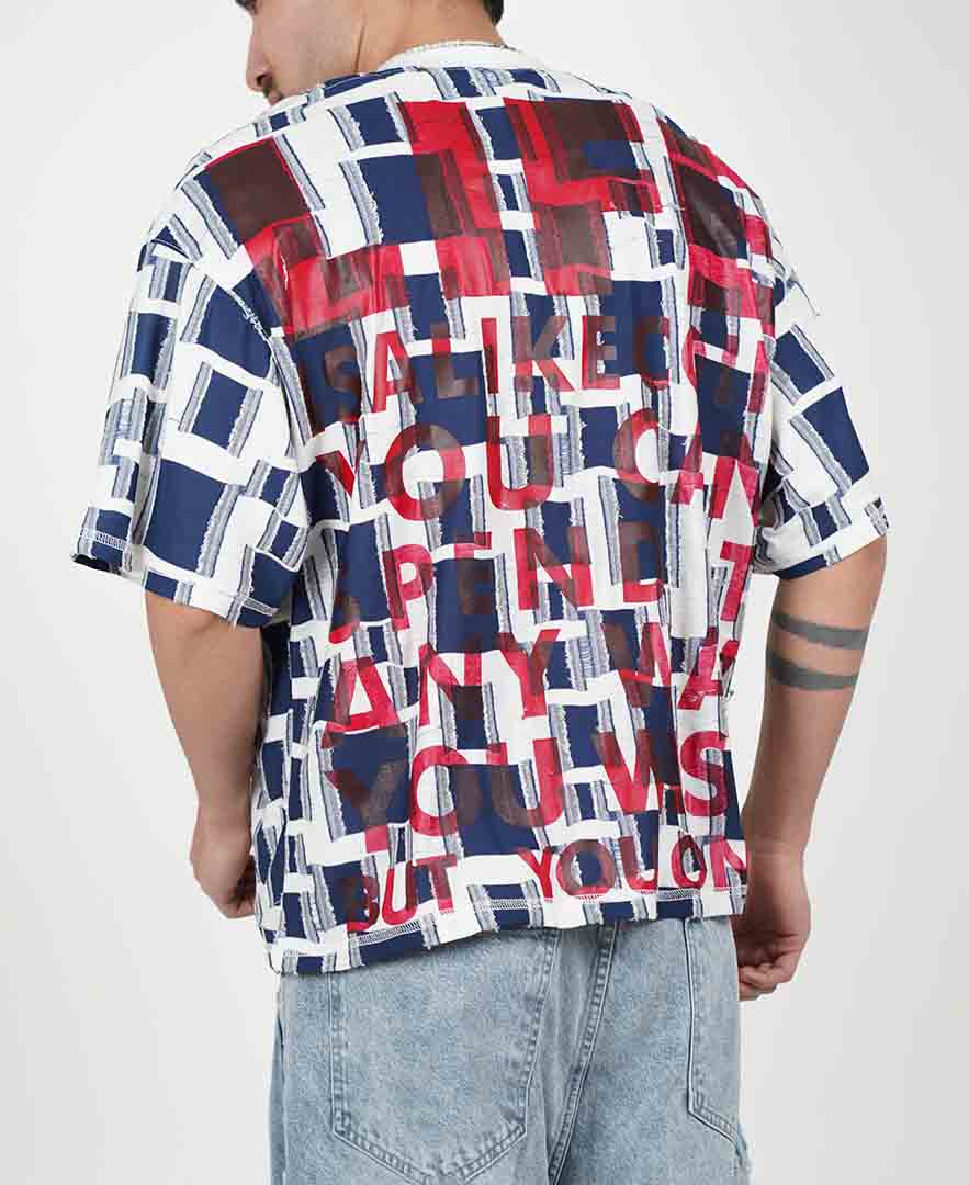 تیشرت چاپ دار مردانه