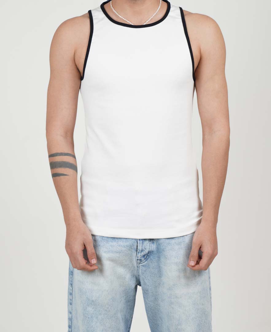 رکابی نوار دوزی مردانه