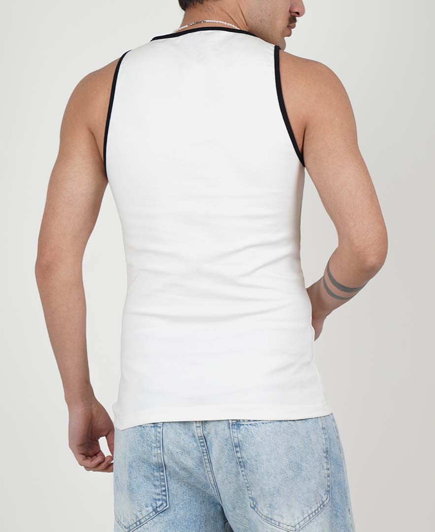 رکابی نوار دوزی مردانه