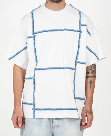 تیشرت خرجکاردار مردانه