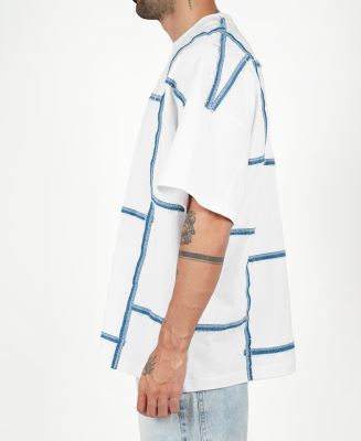 تیشرت خرجکاردار مردانه