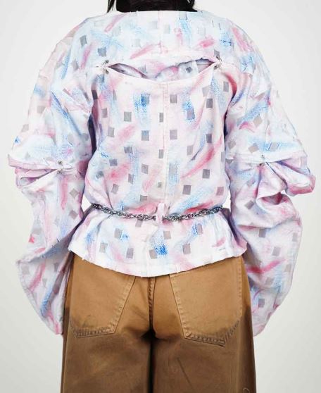 مانتو اسپری پرینت زنانه