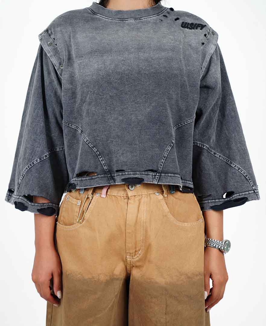 بلوز شست گوگردی زنانه