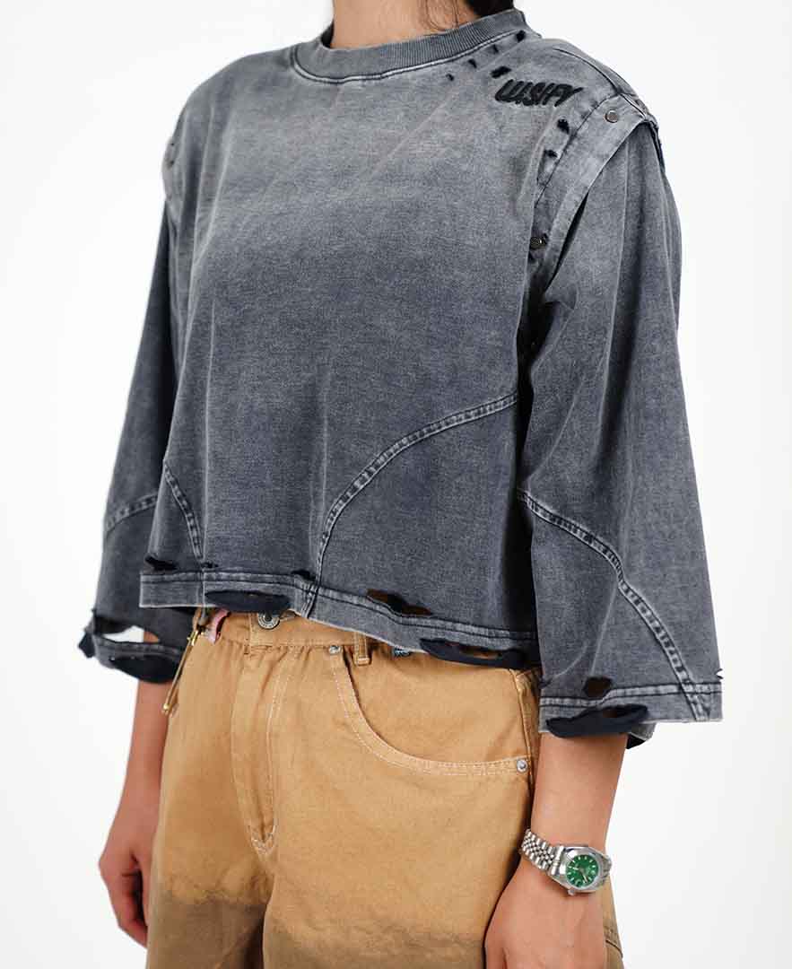 بلوز شست گوگردی زنانه