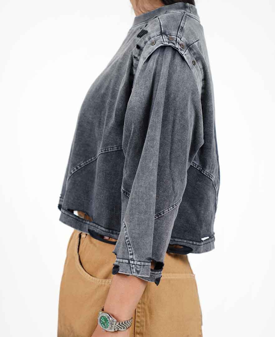 بلوز شست گوگردی زنانه