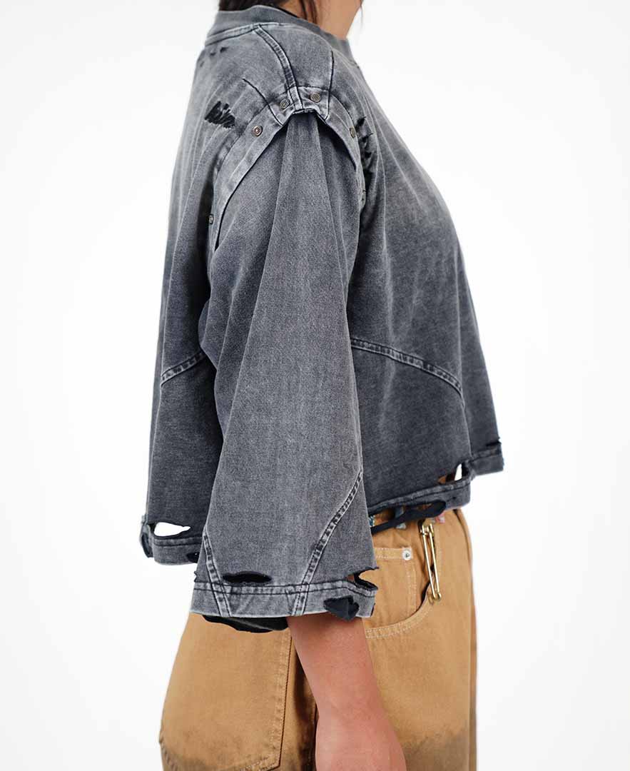 بلوز شست گوگردی زنانه