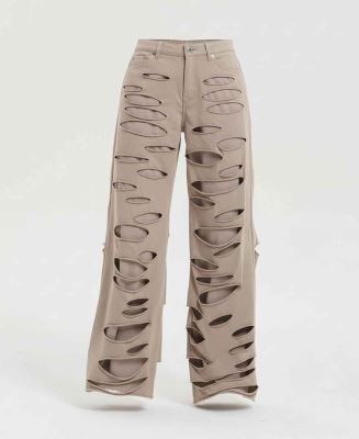 شلوار زاپ دار زنانه