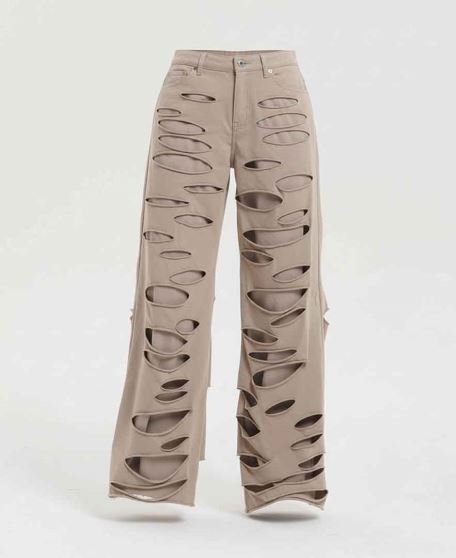 شلوار زاپ دار زنانه