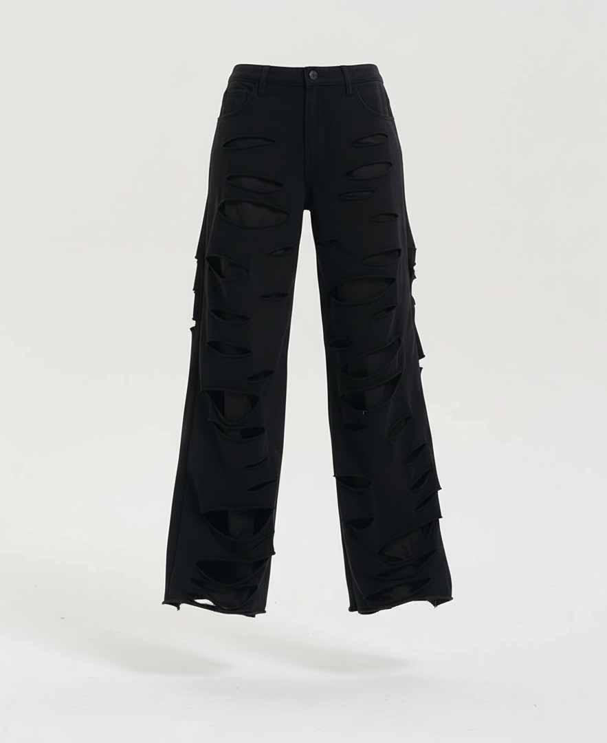 شلوار زاپ دار زنانه