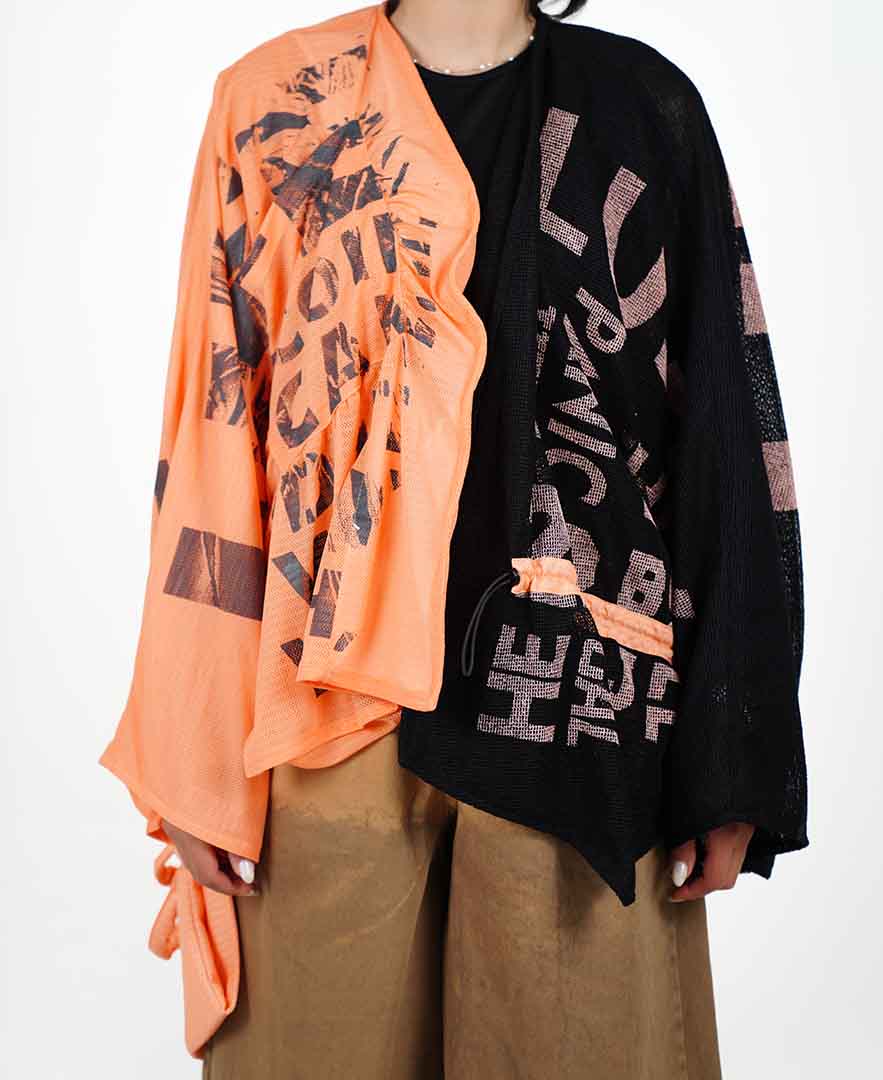 مانتو نامتقارن زنانه