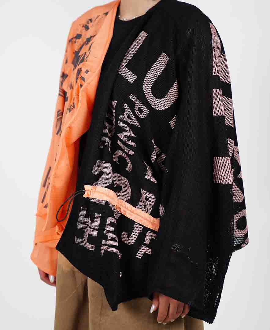 مانتو نامتقارن زنانه