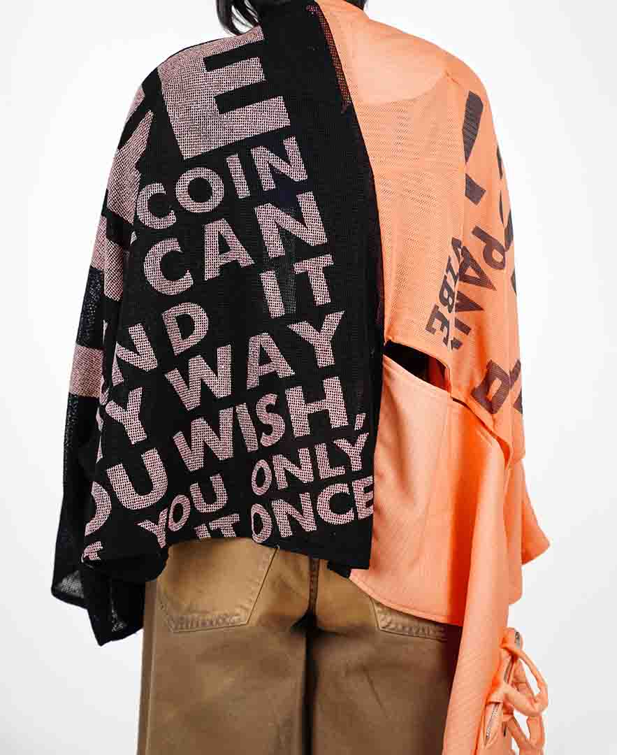 مانتو نامتقارن زنانه