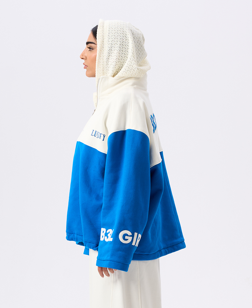 سوییشرت نیم زیپ زنانه