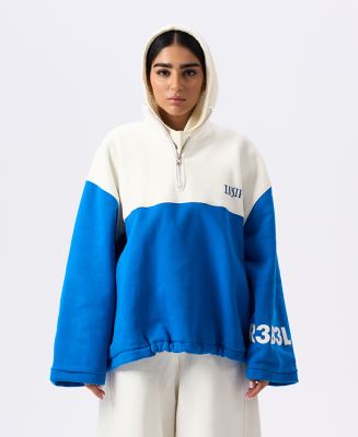 سوییشرت نیم زیپ زنانه